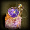 <14021>Magical Hydrangea teacup ring purple to blue
