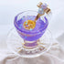 <14022>Magical Butterfly pea teacup ring purple to blue