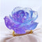 <14025>Magical Ice Rose ring purple to blue