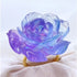 <14025>Magical Ice Rose ring purple to blue