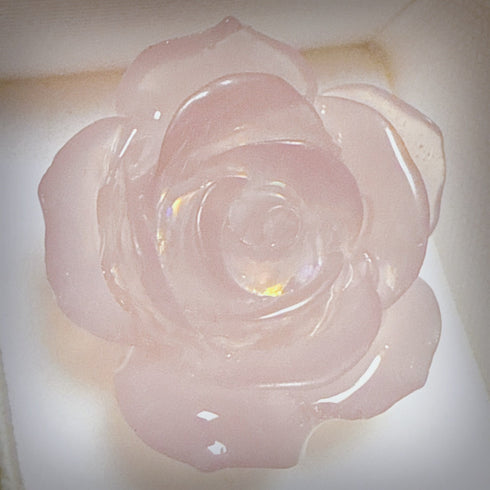 <14027>Magical Ice Rose ring black to white