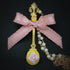 <14032>Rose Sugar Cube Spoon Necklace