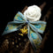 <14034>Rose Sugar Ribbon Ring blue