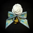 <14034>Rose Sugar Ribbon Ring blue