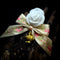 <14035>Rose Sugar Ribbon Ring whitepink