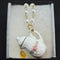 <14044>Antique tea pot necklace small rosegarden teadrop