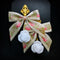 <14058>Antique Ribbon Rose Sugar Spoon Earrings white pinnk