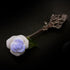 <14087>Rose sugar silver hairpin Blue