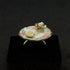 <14090>Rose sugar dish ring rose garden