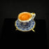 <14097>Rose tea ring blue