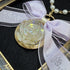 <14100>Ice Rose necklace purple