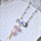 <15001>【NOMOAYA & Lala m'your】Viola Floral Necklace