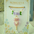 <15001>【NOMOAYA & Lala m'your】Viola Floral Necklace