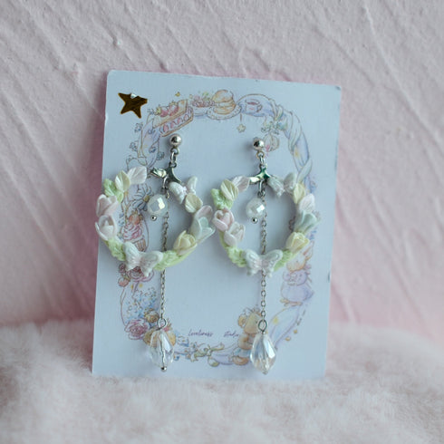 <15002>Flora Wreath Earrings