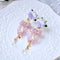 <15002>【NOMOAYA & Lala m'your】Viola Floral Earrings
