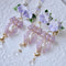 <15003>【NOMOAYA & Lala m'your】Viola Floral Necklace & Earrings set