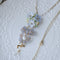 <15004>【NOMOAYA & Lala m'your】Nemophila Floral Necklace