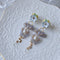 <15005>【NOMOAYA & Lala m'your】Nemophila Floral Earrings