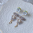 <15005>【NOMOAYA & Lala m'your】Nemophila Floral Earrings