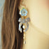 <15006>【NOMOAYA & Lala m'your】Nemophila Floral Necklace & Earrings set