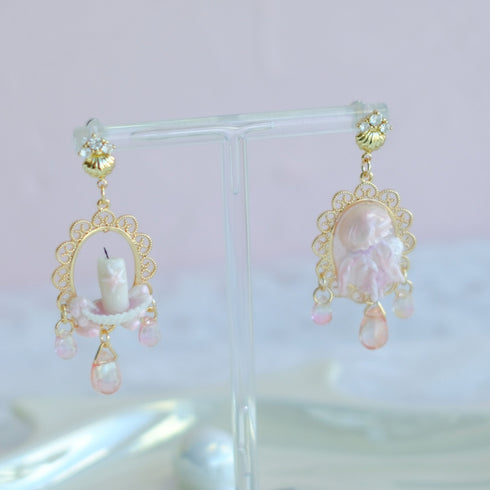 <15012>Mermaid Pray Earrings