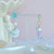 <15014>Blue Macaron Earrings