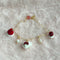 <15016>Red Cherry & Strawberry Bracelet