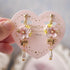 <15017>【Sakura Waltz】Floral Earrings