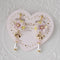 <15018>【Sakura Waltz】Floral Pierced Earrings