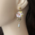 <15018>【Sakura Waltz】Floral Pierced Earrings