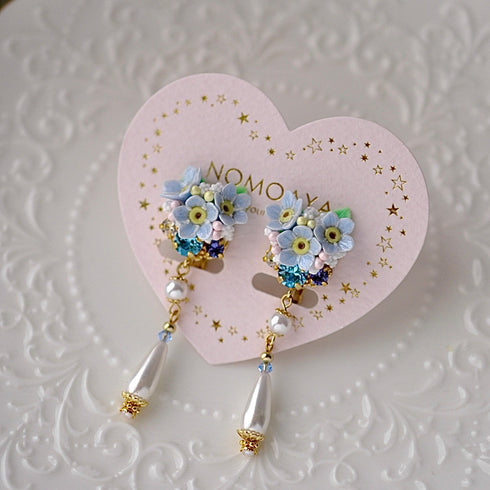<15021>【Forget-Me-Not Traumerei】Earrings