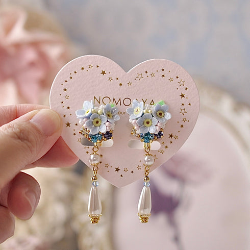 <15021>【Forget-Me-Not Traumerei】Earrings
