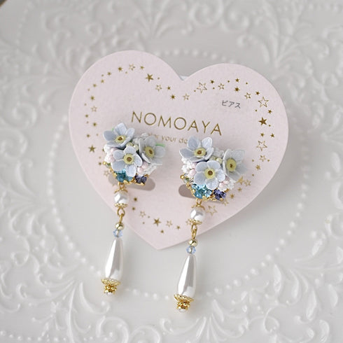 <15022>【Forget-Me-Not Traumerei】Pierced Earrings