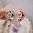 <15023>【Pink Garbera Waltz】Earrings