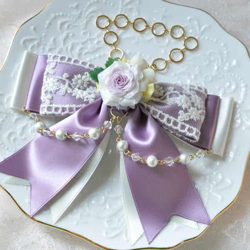 <15027>【Lavender Rose Legato】Bag Charm
