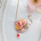 <15028>Pancake Necklace