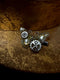 <17013>Butterfly and Gear hair clip jagged wings(yellow)