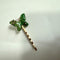 <17021>Butterfly Hairpin Vertical type(green)