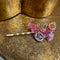<17028>Butterfly Hairpin Horizontal type(pink)