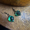 <17034>Butterfly Specimen Earrings B