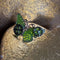 <17058>Butterfly Ring jagged wings(Light Green)