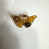 <17059>Butterfly Ring jagged wings(Yellow)
