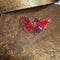 <17061>Butterfly Ring jagged wings(pink)
