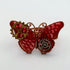 <17061>Butterfly Ring jagged wings(pink)