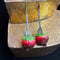 <17082>Strawberry Earrings
