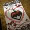 <17085>Heart & Gear Earrings(black)