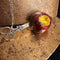 <17090>Poison Apple Necklace(red × Silver Scissors)