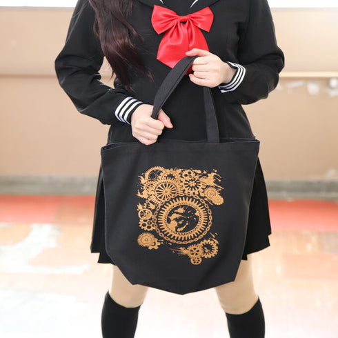 <17092>Gear Tote Bag (Silver)