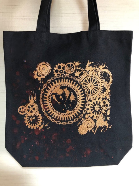 <17093>Gear Tote Bag (blood)