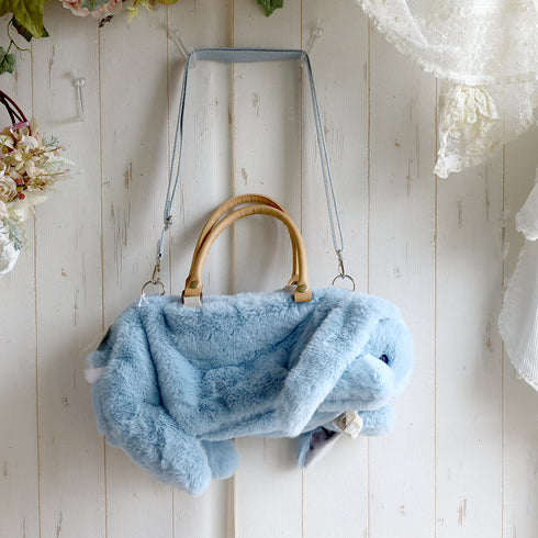 <18001>Light Blue Lop-Eared Rabbit Bag